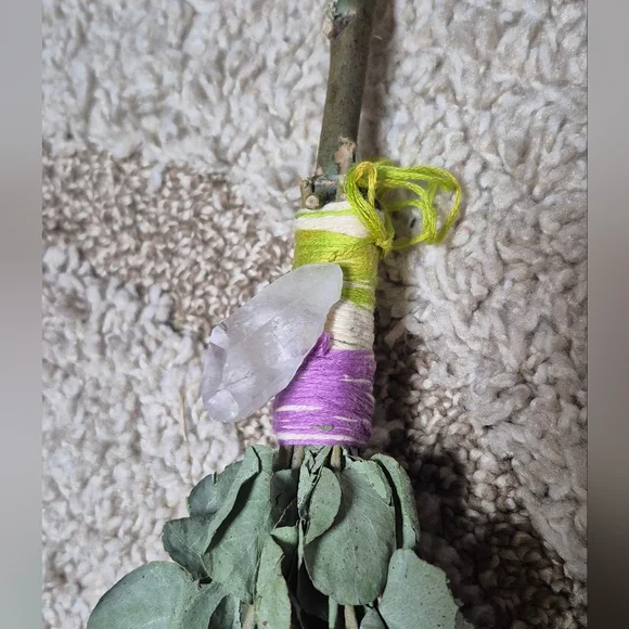 BIG BERTHA 36" Eucalyptus Besom Broom - Picture 4 of 7